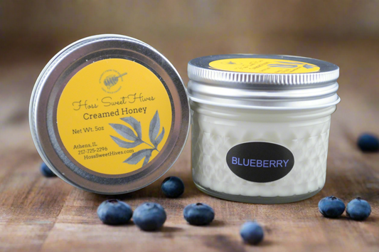 Blueberry Creamed Honey