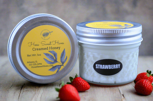 Strawberry Creamed Honey